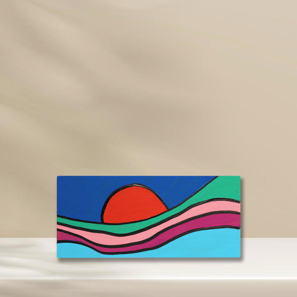 Καδράκι Ηλιοβασίλεμα μακρόστενο